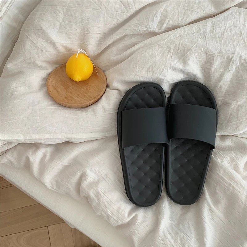 

Fashion new style sandals and slippers indoor home bathroom bath couple simple solid color sandals and slippers
