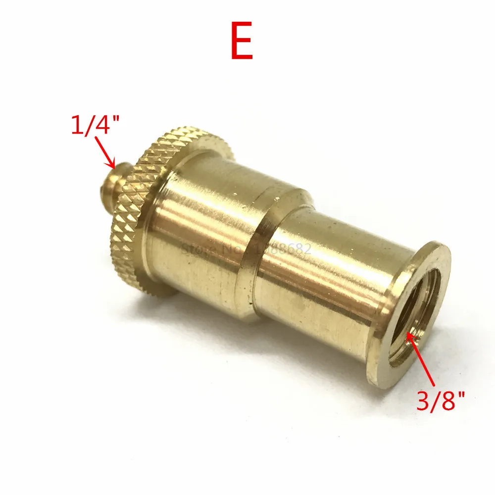 Jadkinsta 1/4 "до 3/8" 5/8 1/4" Папа к женскому Горячий башмак резьба Винтовой Адаптер