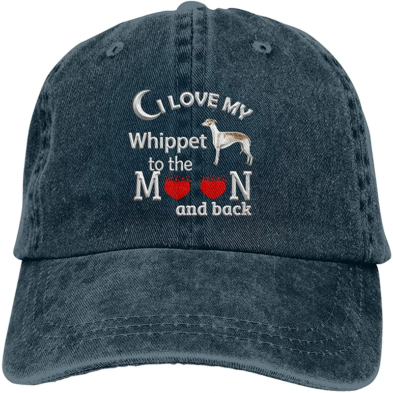 

Fashion Soft I Love Whippet Dog Hat Gift Dad Hat Trucker Hat Cowboy Hat