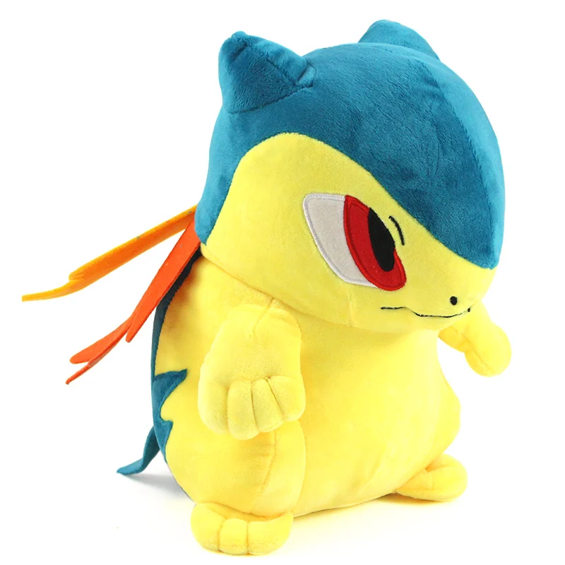Большая плюшевая мягкая игрушка 25-32 см Cyndaquil Typhlosion Ampharos Dragonite подарок мультяшное