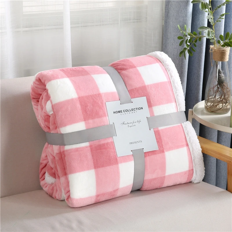 

Blanket Quilt double thicken winter single dormitory student bedroom sheet girl office nap children