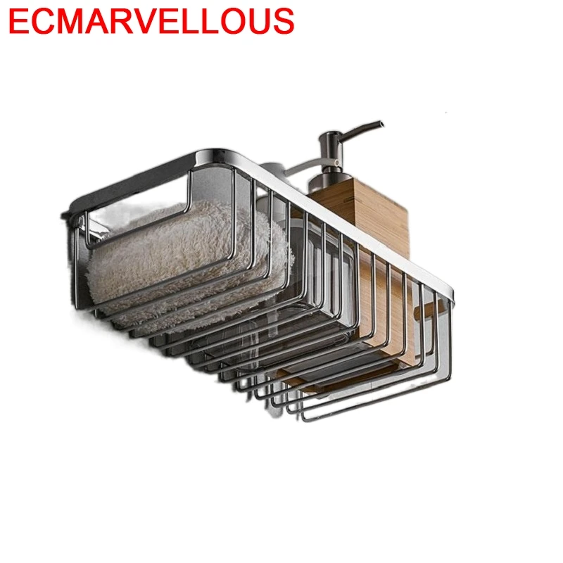 Ducha Hair Dryer Cabinet Estante Hairdryer Holder Salle De Bain Wall Shower Shelf Shelves Accessories Bathroom Organizer | Обустройство