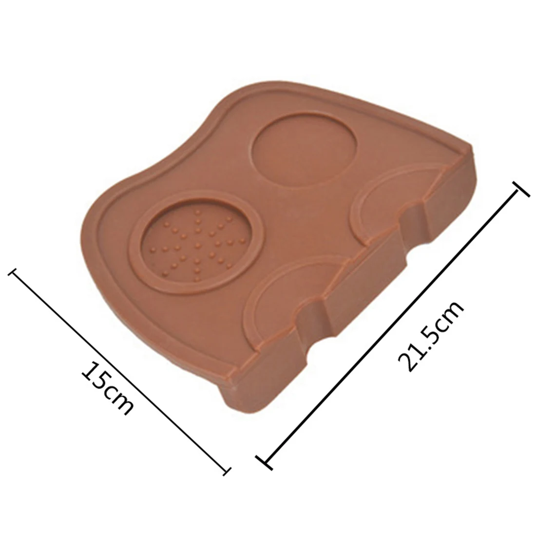 

Barista Coffee Anti-skid Mat Espresso Latte Art Pen Tamping Holder Pad Coffeeware Tampers Coffee Grind Soft Silicone Mat#6