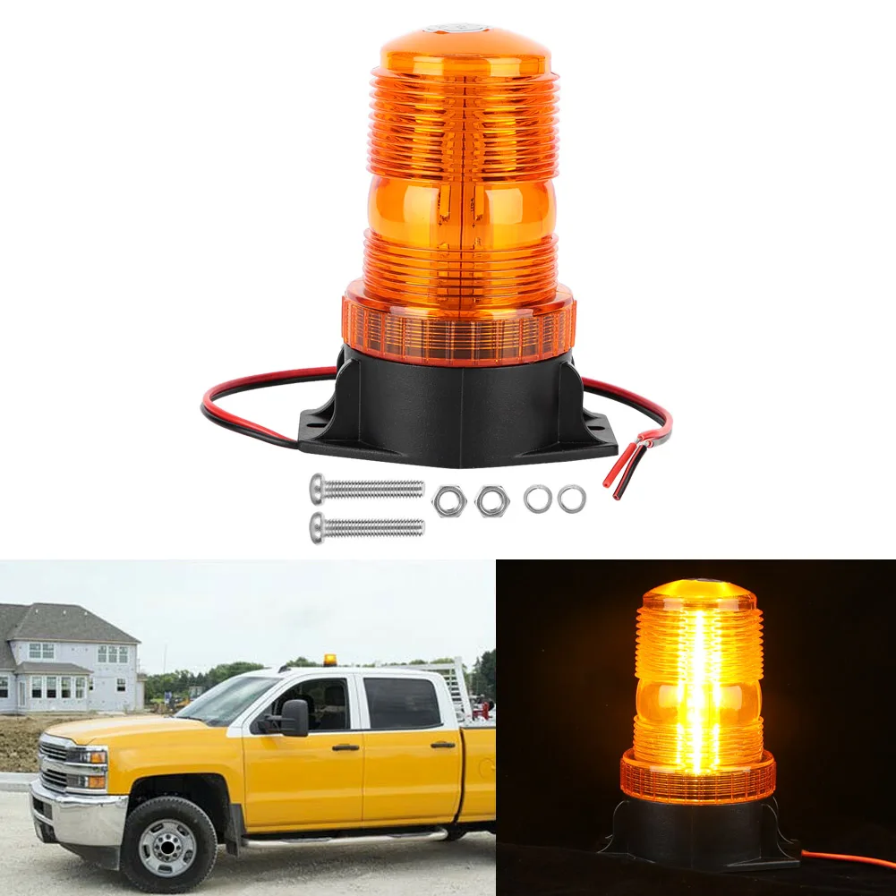 

DC10-110V Yellow LED Car Vehicle Top Roof Flashing Lights Emergency Warning Lamps School Bus Safety Warning Lights