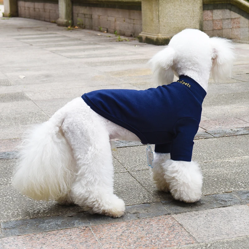 Комбинированная распродажа одежда для собак хлопковая нижняя рубашка щенков на