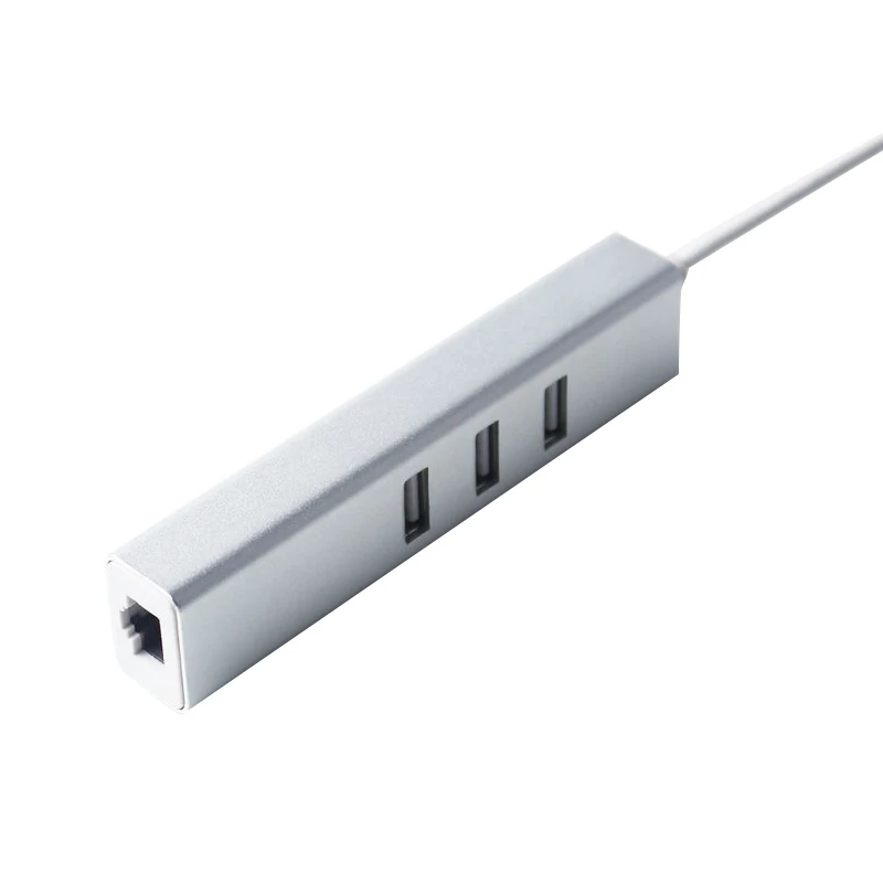 Многофункциональный USB C хаб Type до 3 портов 0 хабы с RJ45 Внешний Lan адаптер для Macbook