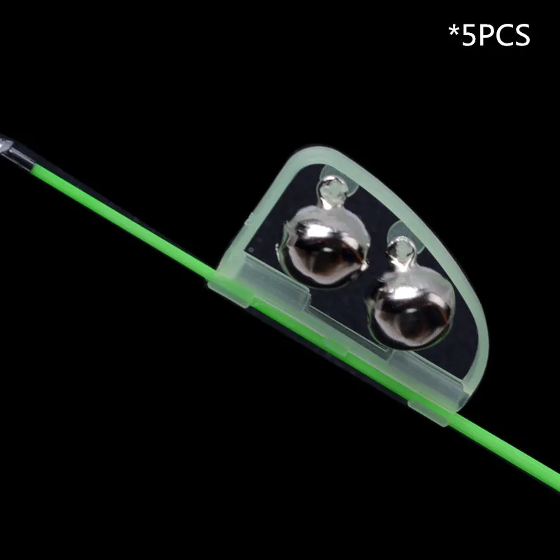 1/5 штук люминесцентных светильник Твин Колокола клип на Удочка для ночной