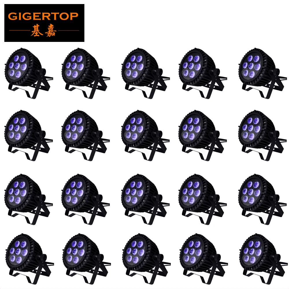 20 шт./упаковка УФ-светодиодные сценические эффекты 7x18 Вт | Лампы и освещение