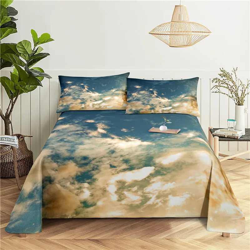 

Постельное белье из полиэстера с цифровой печатью, 0,9/1,2/1,5/1,8/2,0 м