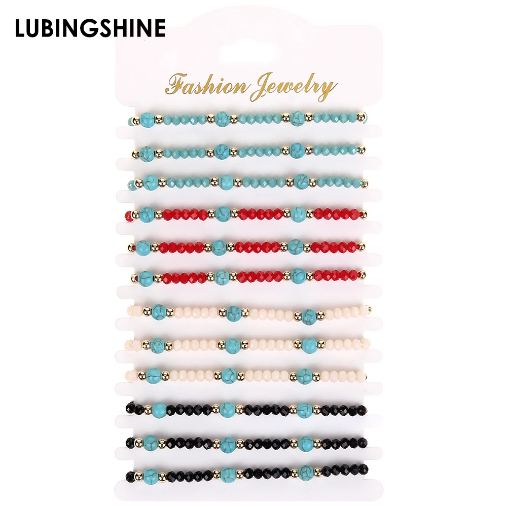 

Women Men Bracelets Handmade Adjustable Fashion Beaded Bracelet Beads Bangle Braided Rope Pulsera Punk Woman Man Jewelry Gift