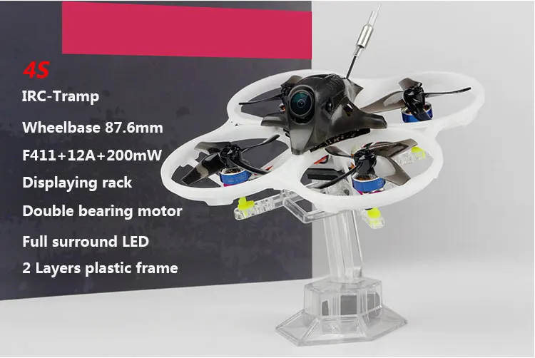 LDARC ET85 85 мм 4S 2 дюйма FPV и 1080P HD Cinewhoop Квадрокоптер PNP 25 5 AIO Flytower 200mw VTX с 430mah батареей