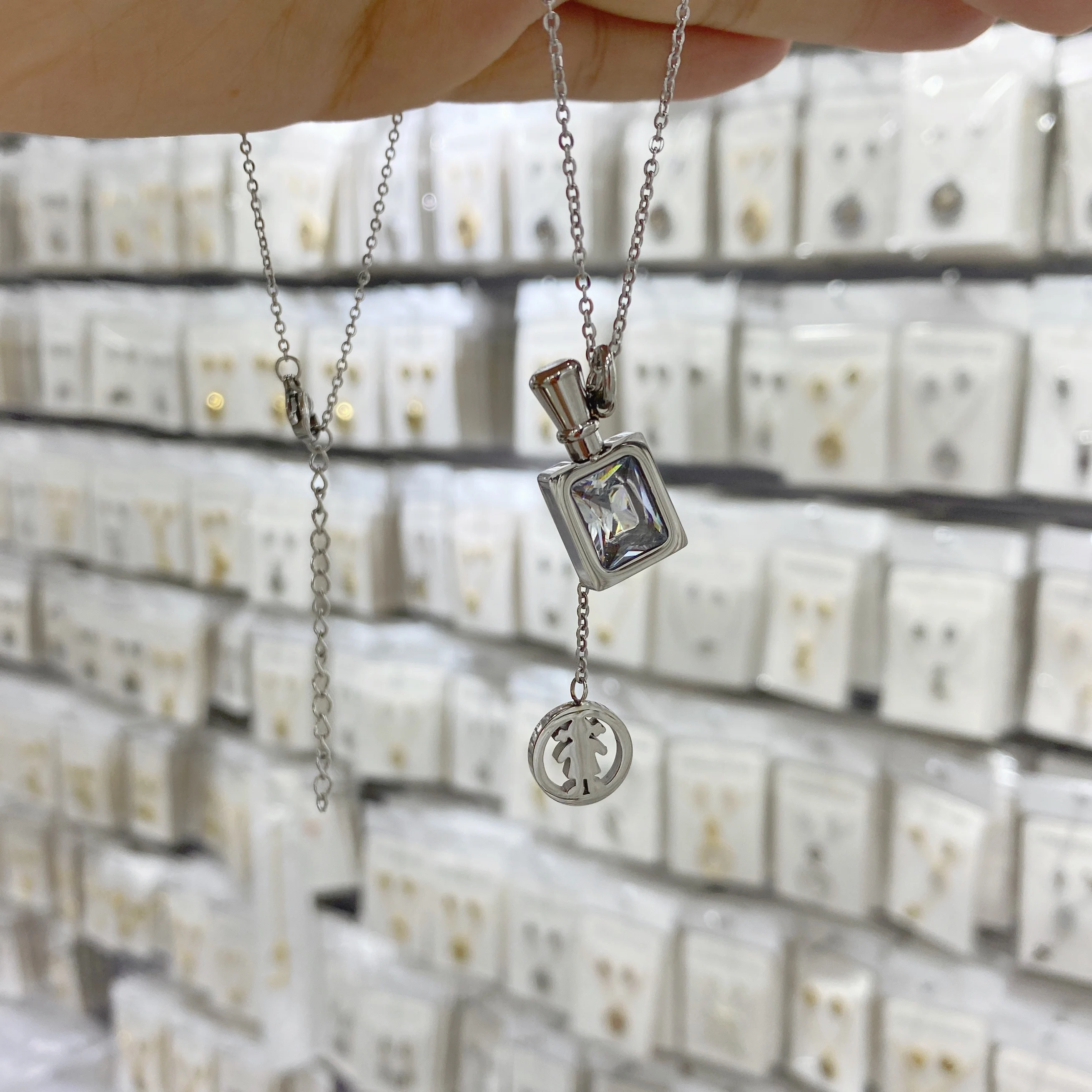 Ювелирные изделия из нержавеющей стали подарок маме парфюмерные драгоценные