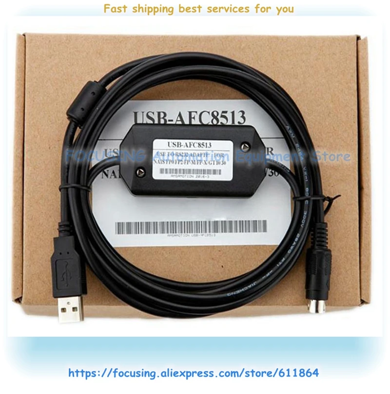 Новый ПЛК кабель для программирования USB-AFC8513 FP0 GT11 FP2 FP-M серии | Компьютеры и офис