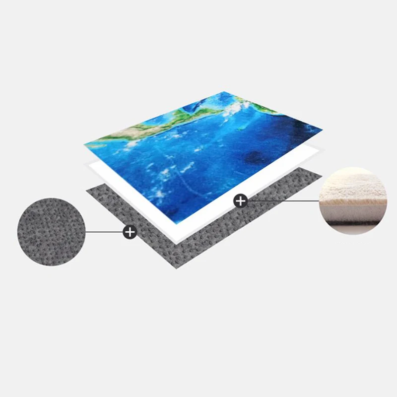 Новый ковер с принтом Галактики для гостиной круглый нескользящий коврик дома