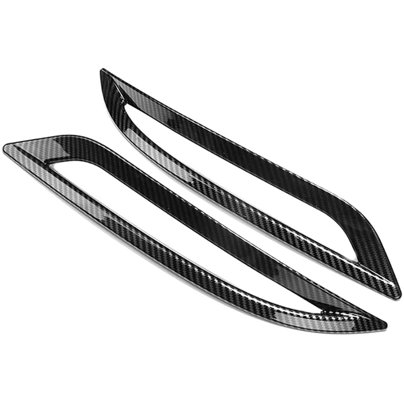 

for Tesla Model 3 2018 2019 Car Carbon Fiber Style Rear Fog Light Lamp Cover Trim Frame Taillight Decor Accessories
