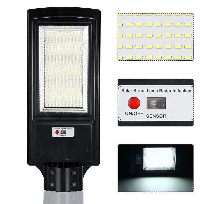

436/936LEDs Solar Street Light IP65 Waterproor 3 Modes PIR Motion Sensor Remote Controller Light Control LED Outdoor Garden Lamp