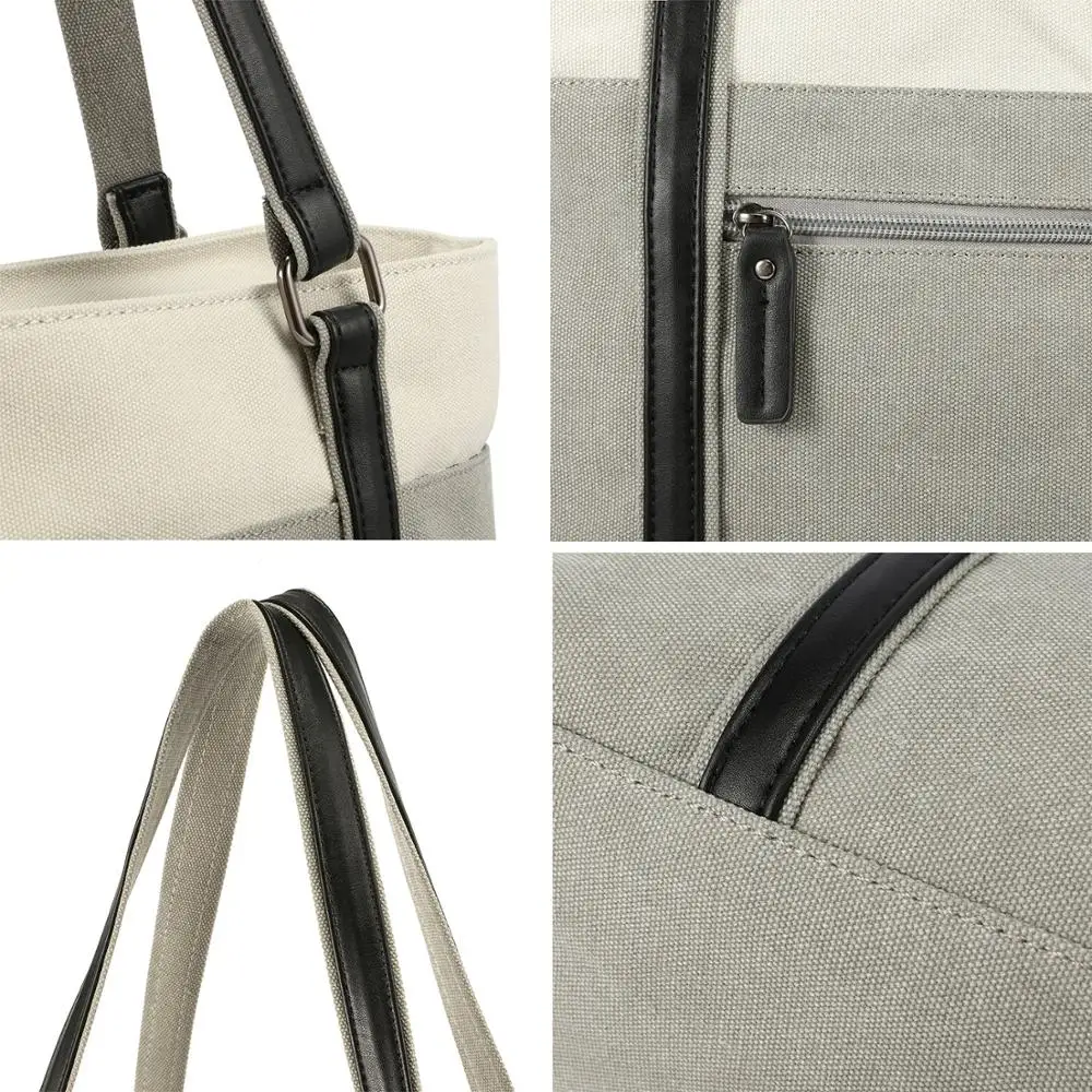 

2020 new fashion canvas women's bag European and American retro handbag female Tote Bag
