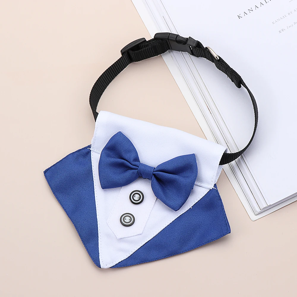 С милой собачкой Костюм смокинг Набор бандан удобные ремни для собак