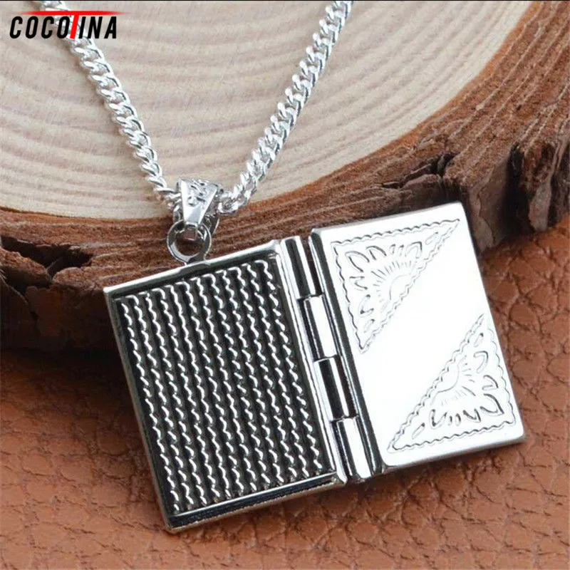 1 Pcs New Fashionable Openable Wish Box Pendant Necklace Book Couple Jewelry | Украшения и аксессуары