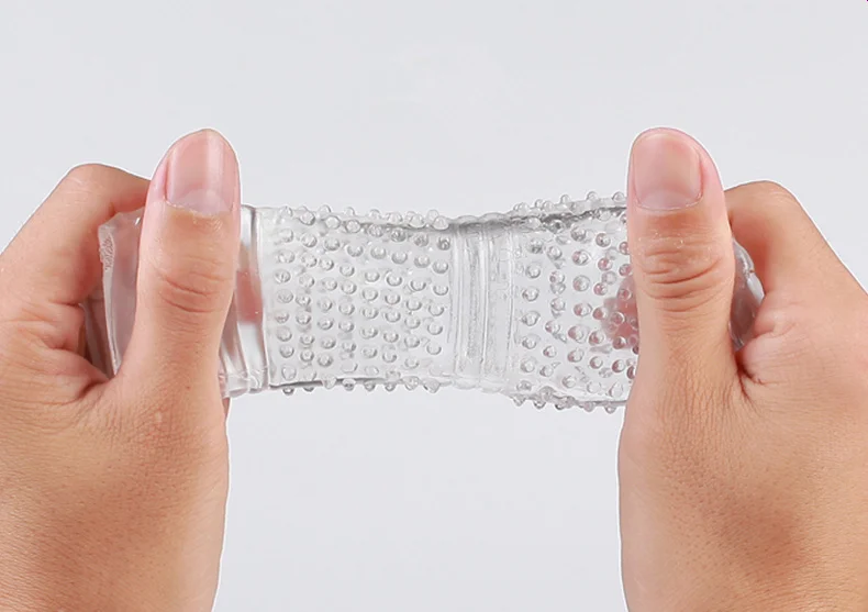 Вибратор-презерватив для задержки Массажер клитора мастурбация смелые