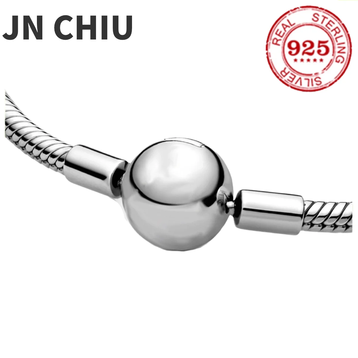 

Hot Sale Real 100% 925 Sterling Silver pan bracelet Love heart crystal bracelet For Women Fit Original DIY Charm Jewelry