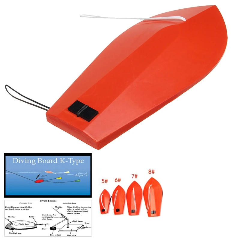 Рыболовная Троллинг доска для дайвинга K-Тип морская рыболовная лодка