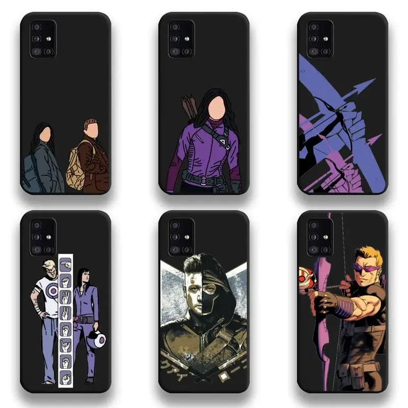 

Ronin Clint Barton Kate Hawkeyes Phone Case For Samsung Galaxy A52 A21S A02S A12 A31 A81 A10 A20E A30 A40 A50 A70 A80 A71 A51 5G