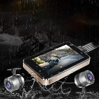 dual lens motorcycle electric vehicle driving recorder hd 1080p waterproof wifi connection gravity sensor motorcycle driving rec