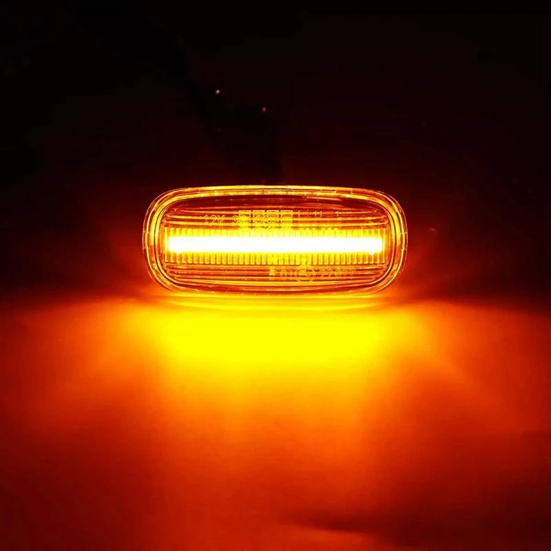

for- A3 S3 8P A4 S4 RS4 B6 B7 B8 A6 S6 RS6 C5 C7 Car Clear LED Dynamic Side Marker Light Turn Signal Blinker