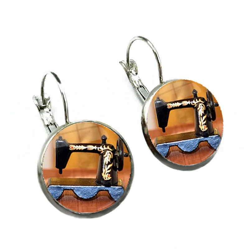 Горячая Распродажа винтажная швейная бижутерия машинка для сережек |