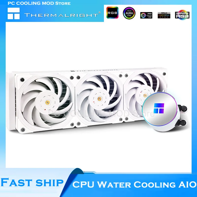 Thermalright водяное охлаждение белый AIO комплект для центрального процессора