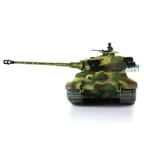 

Heng Long 1/16 King Tiger RC Tank Military Model Toy 3888A IR BB Airsoft Metal Tracks 3500mAh Battery