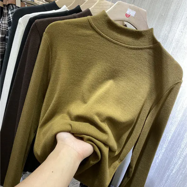 

Long Sleeve T-shirt Bottoming Shirt Women's Fall / Winter 2020