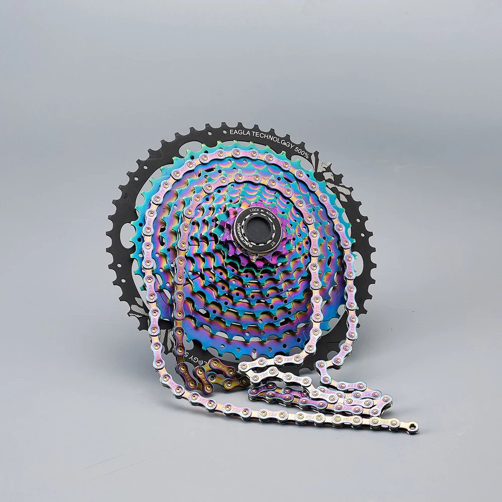 RACEWORK 11 50T MTB велосипедная кассета Звездочка горный велосипедный маховик Радуга