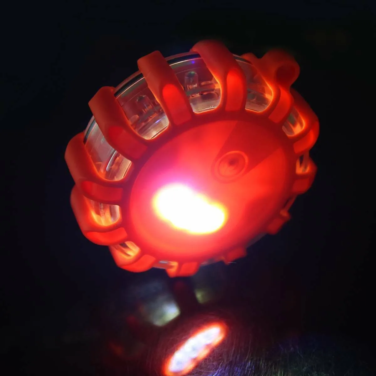 

1pcs Flashing Warning Light 3 LED 9.3*3CM Disc Light Flashing Roadside