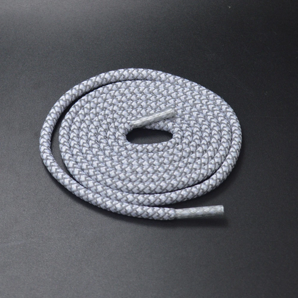 

Round Rope Reflective Lace 4mm Wide Color Athletic Sport Sneakers Shoelaces