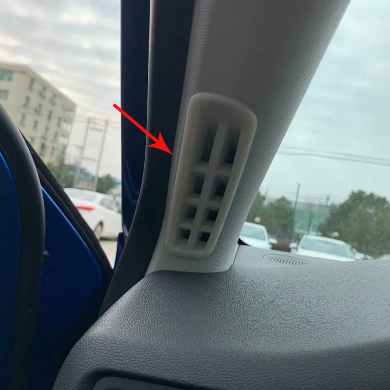Передняя Крышка Кондиционера из углеродного волокна отделка рамка для выхода