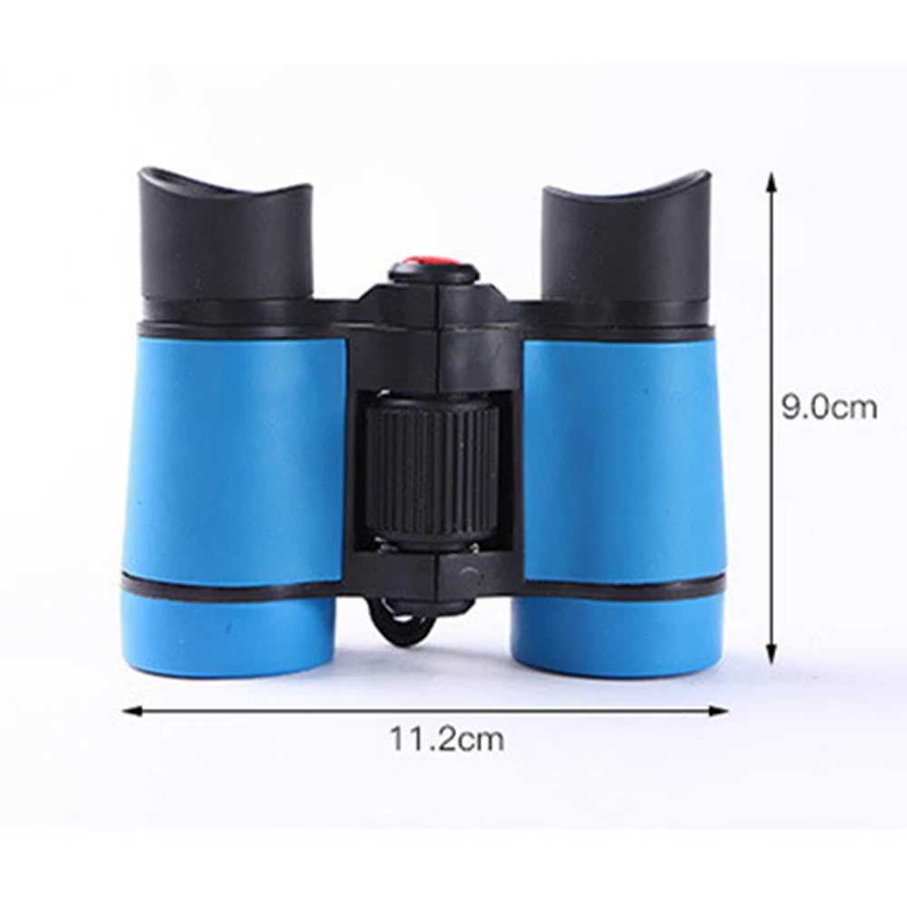 Резиновая 4x30 Пластиковый Детский бинокль карманное телескоп подвижных игр на