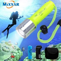zk20 dropshipping new mini q5 waterproof diver flashlighttorch lights portable underwater led diving flashlight edc flashlight