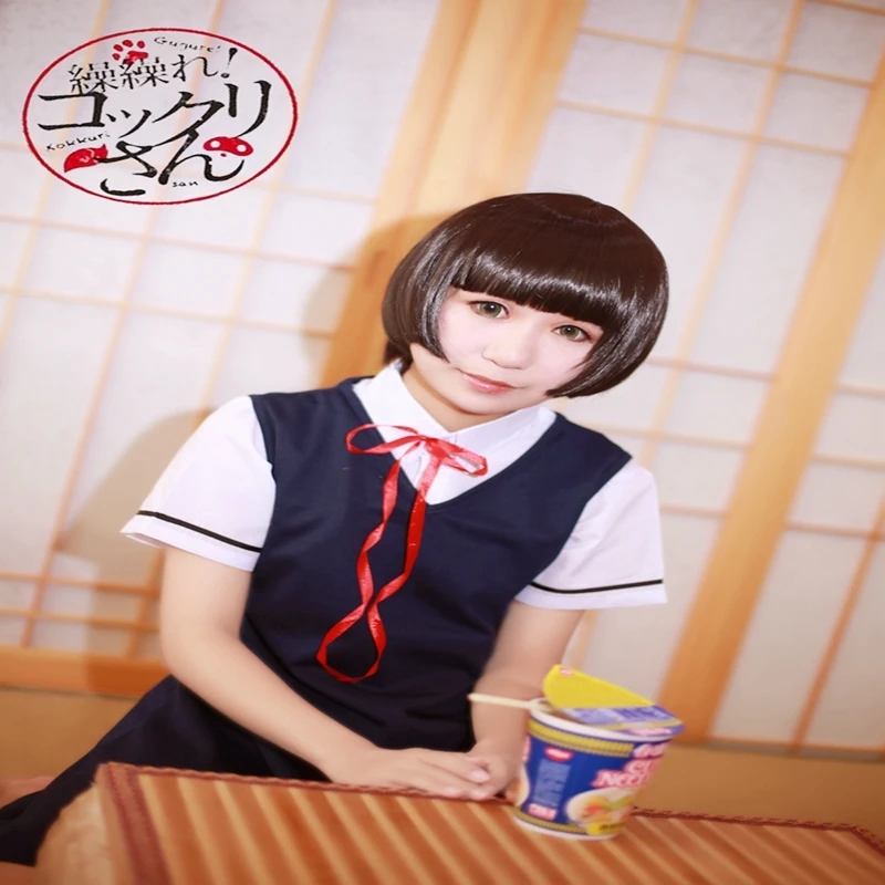 Гугуре! Kokkuri-san Kohina Ichimatsu Школьная форма Косплей Костюм Хэллоуин платье на заказ