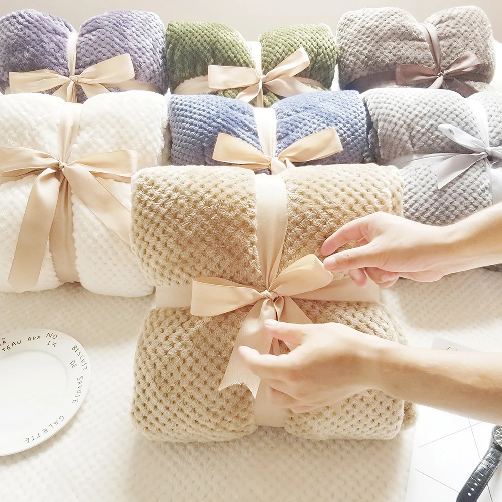 Зимние фланелевые одеяла мягкие пушистые толстые коралловые флисовые норковые