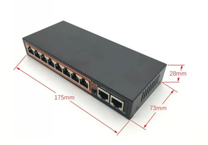 Стандартный сетевой коммутатор POE 100 M4 8 портов 16 24 порта Gigabit Ethernet | Бытовая