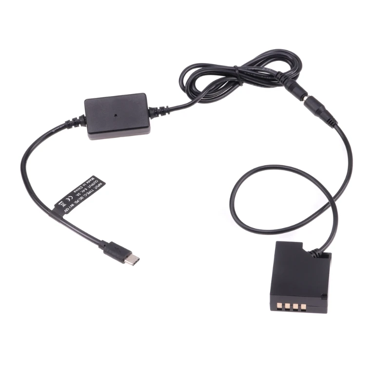 

KX4A Camera Power Supplies Type-C to NP W126 Dummy Battery Compatible with X-A2 A3 X-E2s X-Pro2 T20 T10 Safe Power Source