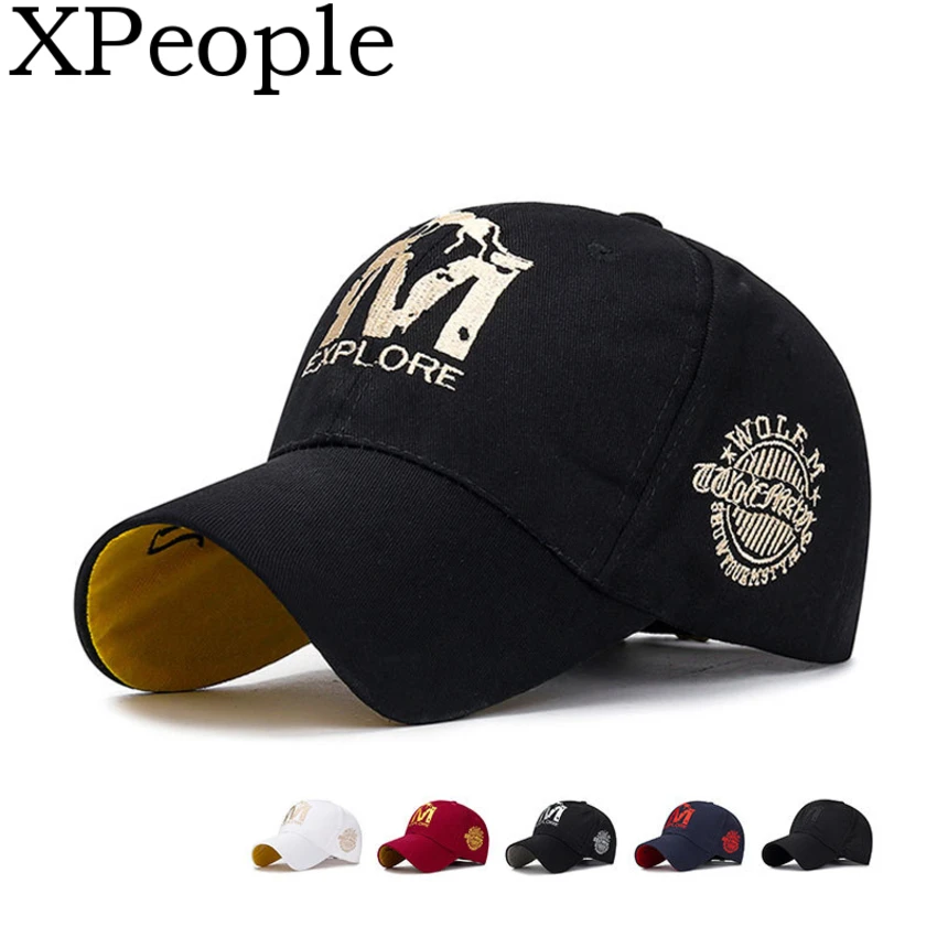 

XPeople Персонализированная шляпа, вышитая ваш собственный текст, регулируемая изогнутая задняя часть, шляпа водителя-водителя, много цветов