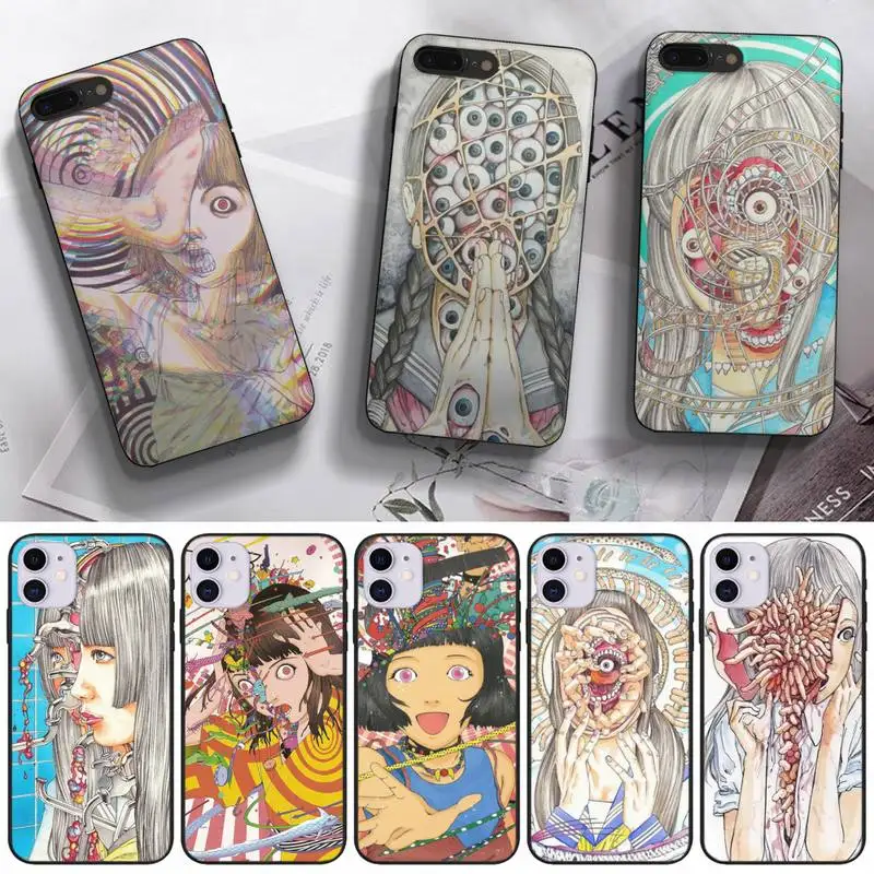 

Shintaro Kago Horror Cartoons Phone Case Fundas Shell Cover For Samsung A51 A52 A71 A72 A80 A91 A20E A32 A31 A21 A11