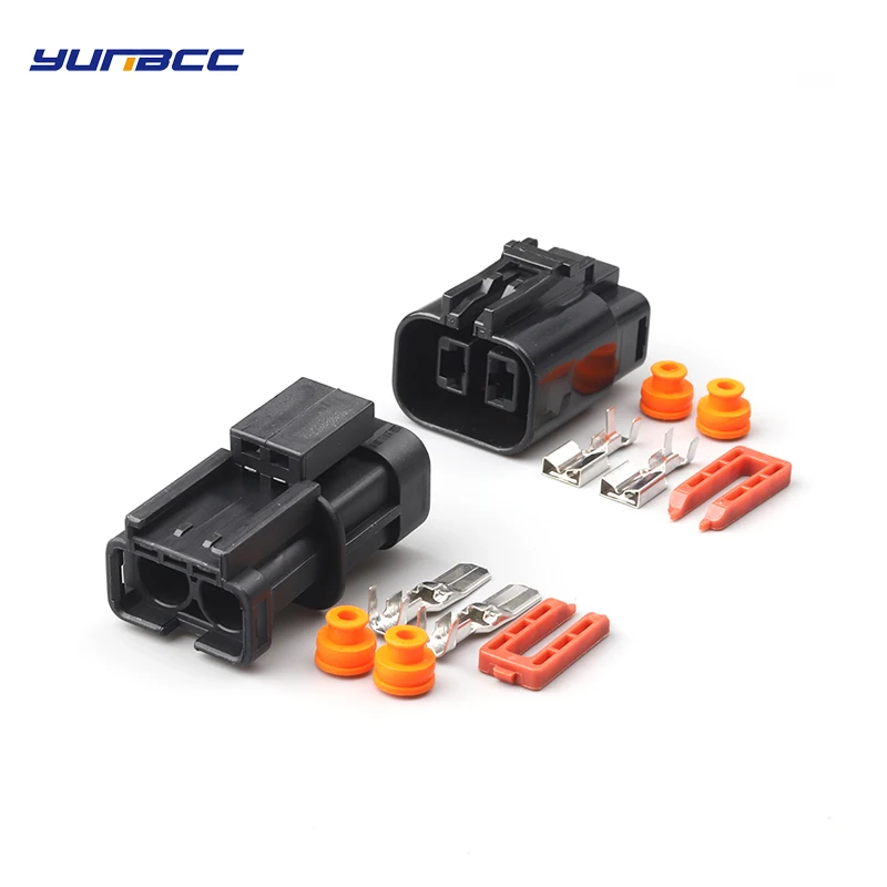 

5 Sets 2 Pin Way KET H20 Generator Auto Wire Heavy Current Connector MG-MG7 Air Cooler Fan socket Plug 7223-6224-40 7122-6224-40