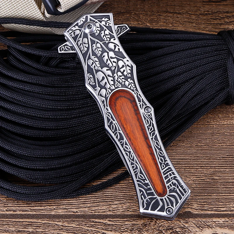 Складной карманный нож 8 94 дюйма тактический для выживания на природе деревянная