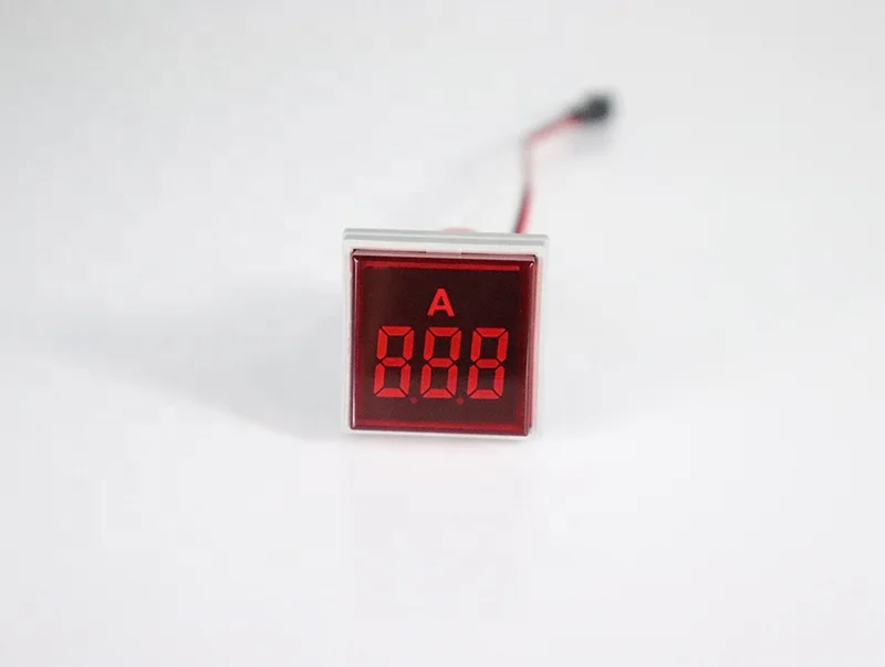 

Multi-functional LCD red din ac ampere meter digital ammeter