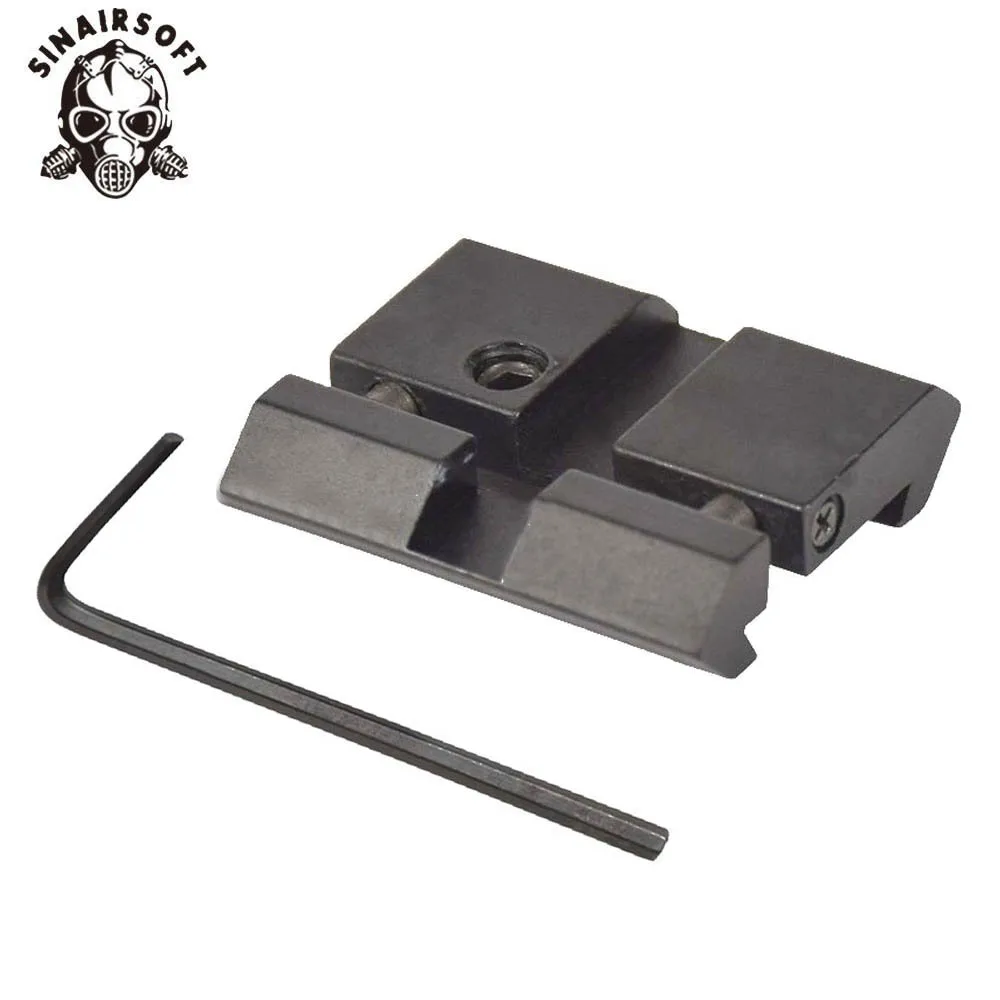 Военный ласточкин хвост для Вивера Пикатинни 11 мм до 22 алюминиевый адаптер. cal