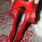 Мужские блестящие тонкие леггинсы с открытой промежностью, чулки, кружевные колготки без промежности, нижнее белье, мужские колготки